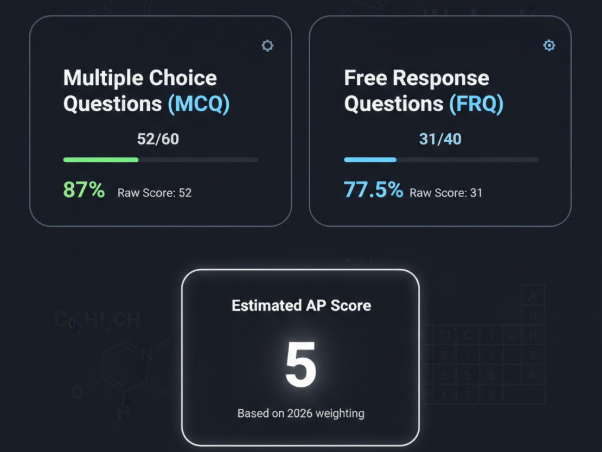 AP Chem Score Calculator 2026