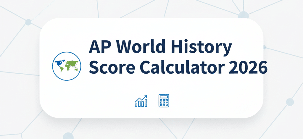 AP World History Score Calculator 2026